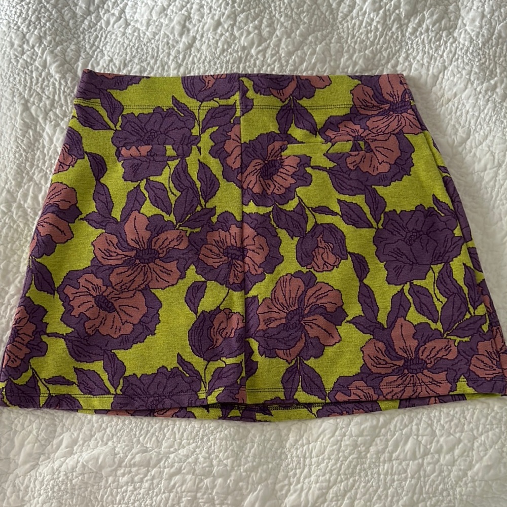Zara floral skirt